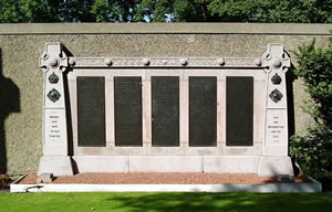 Gretna Name Panels at Rosebank Cemetery